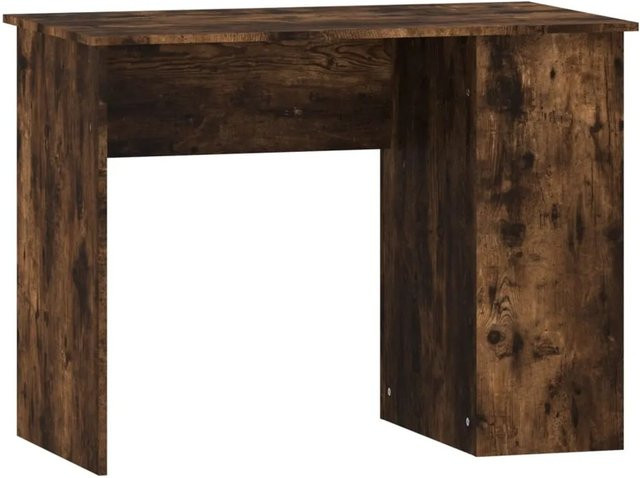 vidaXL Schreibtisch in Räuchereiche, modern, Farbe: Braun, B/T/H: 100 x 55 x 75 cm - Bild 1