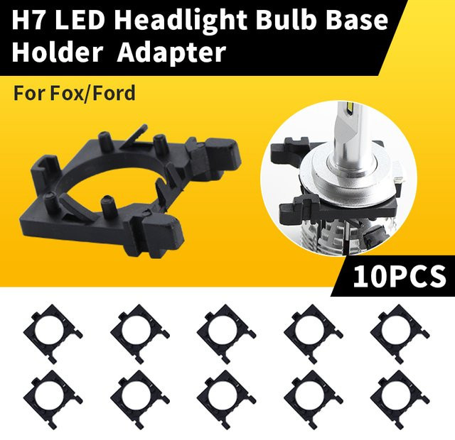 10 Stück H7 LED Scheinwerfer Adapter Sockel für Ford Focus Abblendlicht Nachrüstung von APMATAUTO - Bild 1
