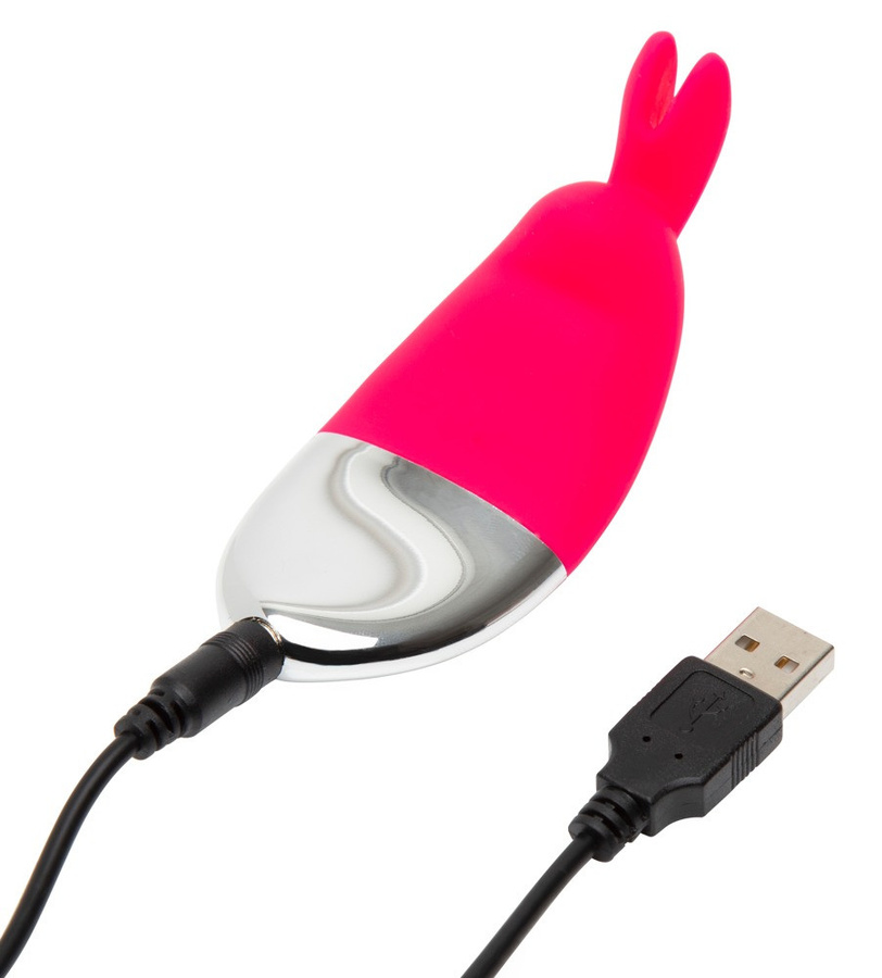 Happyrabbits Auflegevibrator Knicker Vibrator mit 12 Vibrationsmodi in Rot und Pink - Bild 2