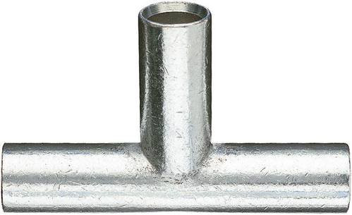 Klauke TV10 T-Verbinder unisoliert aus Metall in Silber - Bild 1