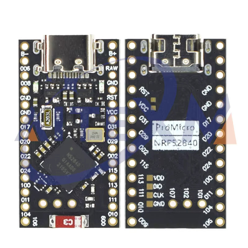 AITEXM ROBOT NRF52840 Entwicklungsboard kompatibel mit nRF52840 Nano V5.0 Bluetooth mit Lade-Management in Schwarz - Bild 3