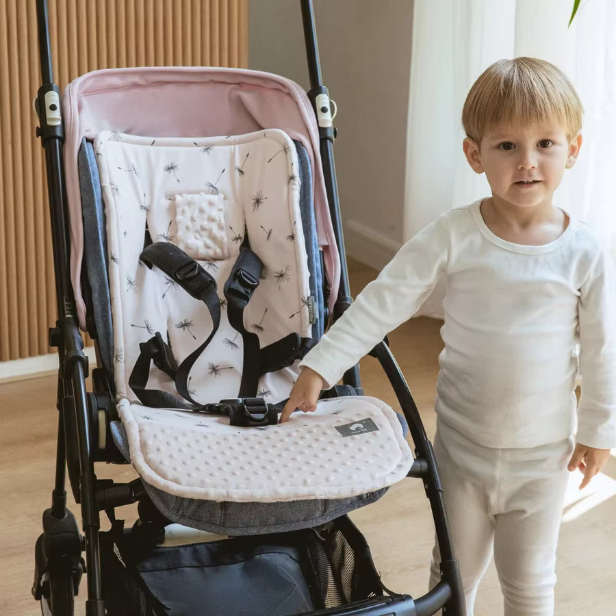 HOUSBAY Baby Kinderwagen Kissen aus Baumwolle, atmungsaktive Matratze für Kinderwagen, Auto und Trolley, Grün - Bild 5