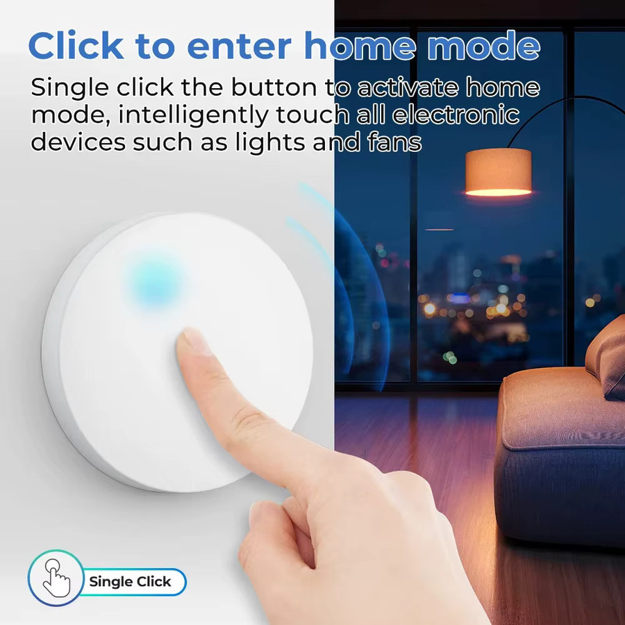 Tuya ZigBee Smart Scene Switch White – Intelligenter Push Button für Smart Life und Z2M zur Automatisierung - Bild 3