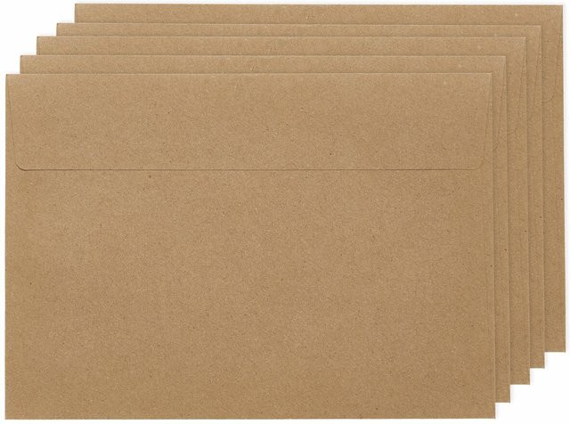 Rico Design Paper Poetry Renew Umschläge B6 aus Kraftpapier - Bild 1