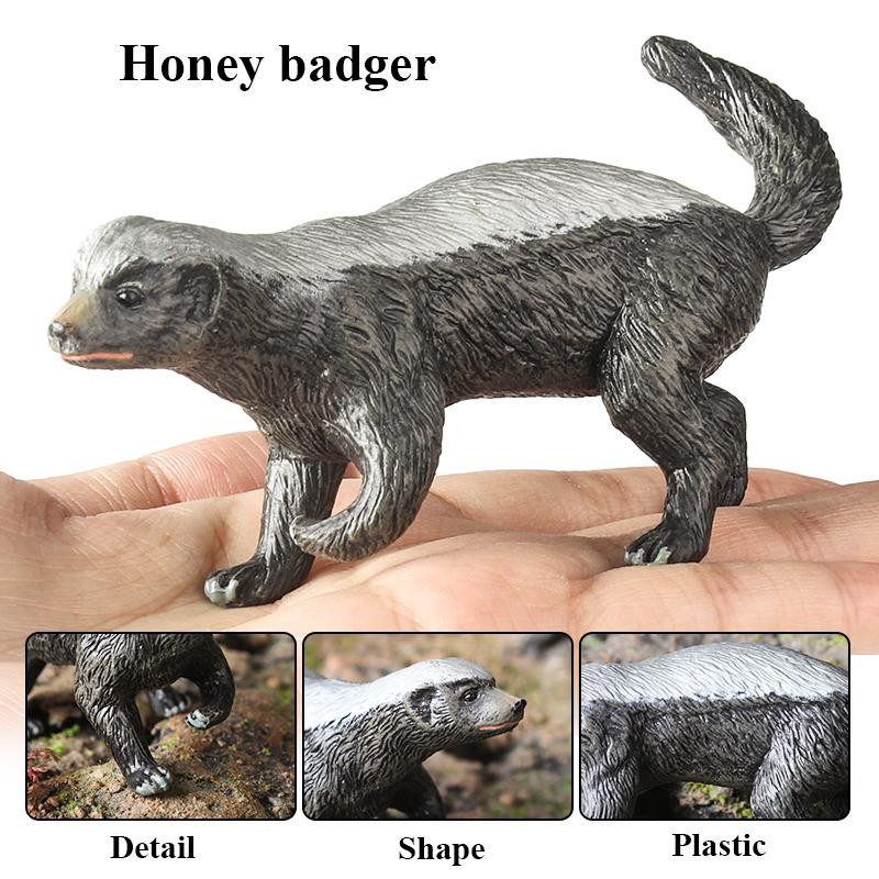 Oenux Simulation Honigdachs Mellivora Capensis Actionfiguren ab 3-6 Jahren - Bild 2