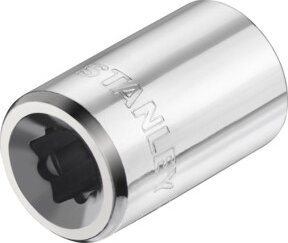 Stanley 1/4 Zoll 6-Kant Stecknuss 12 mm in Silber - Bild 2
