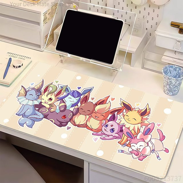 Varmilo Mauspad im Pokemon Anime Design, mehrfarbige Schreibtischunterlage für PC und Gaming - Bild 1
