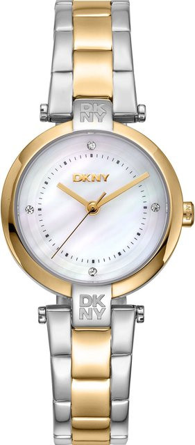 DKNY Damenuhr, Quarz, Edelstahl, Two Tone, 28 mm, 5 ATM - Bild 1