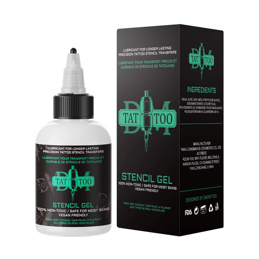 JOANSPRING Tattoo Transfer Schablone Gel und Lösung Set, 30/120ml - Bild 6