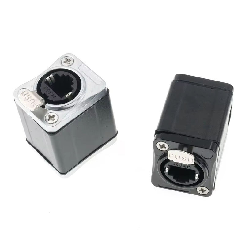 FRHY RJ45 CAT6 STP Ethernet-Verlängerungsadapter, geschirmter LAN-Koppler in Schwarz - Bild 2
