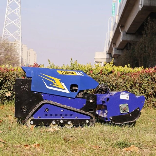 AIWEIYA TONGZHONG AWY-800sm/AWY-1000sm Industrieller 4-Takt Selbstfahrender Schlegelmäher in Blau mit einstellbarer Schnittbreite 20-200mm und Benzinmotor - Bild 1