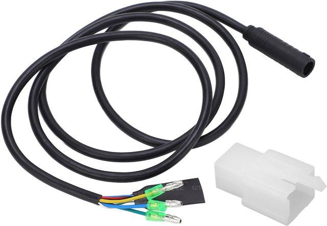 Igeteck Elektrofahrrad Motoradapter mit 9-Pin wasserdichtem Buchsenstecker, Schwarz - Bild 1