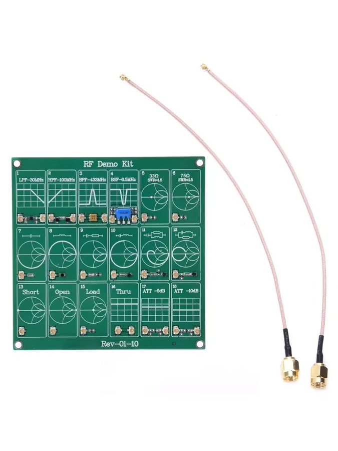 KKMOON RF Demo Kit Testmodul für Vektoranalysator und Filter/Dämpfungsmodul in Braun und Grün - Bild 3