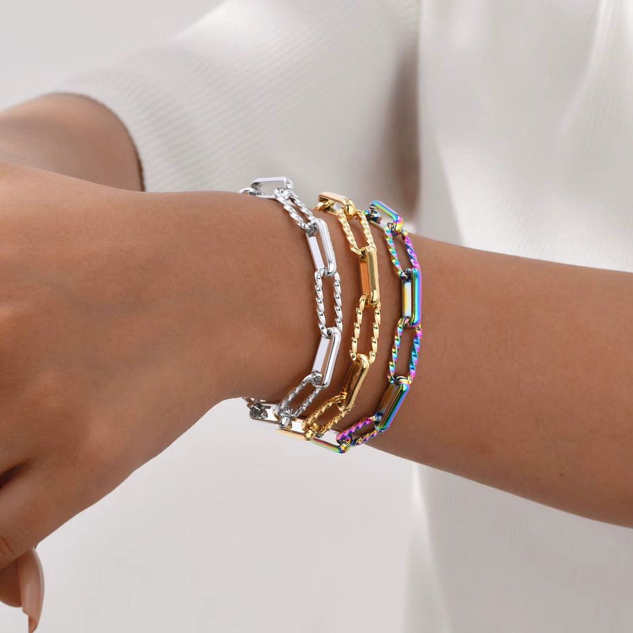 Vnox Armband, Edelstahl, Gold, Damen - Bild 2