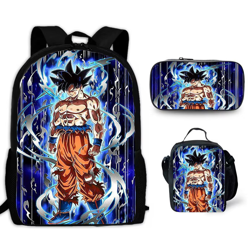 Bandai Dragon Ball Goku Rucksack, Umhängetasche, Federmäppchen, 3-teilig - Bild 2