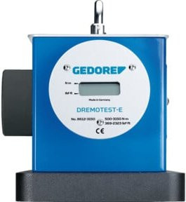 Gedore DREMOTEST E 500-3150 Elektronisches Prüfgerät mit 1/4 Zoll Anschluss in Blau - Bild 1