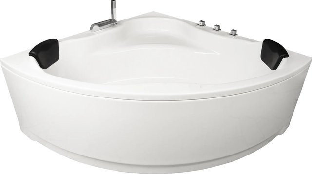 Basera Eck-Badewanne Malai in Weiß, B/T: 150 x 150 cm - Bild 1