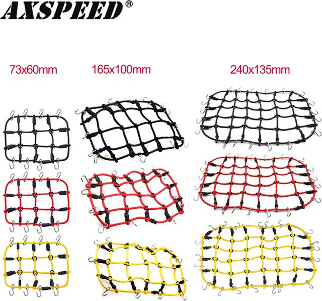 AXSPEED Dachträger elastisches Gepäcknetz Black - Bild 1
