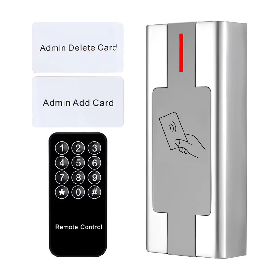 Asia-Teco M1 EM-Kartenleser RFID-Standalone-Tastatur für elektronische Türschlösser aus Metall in Silber - Bild 6