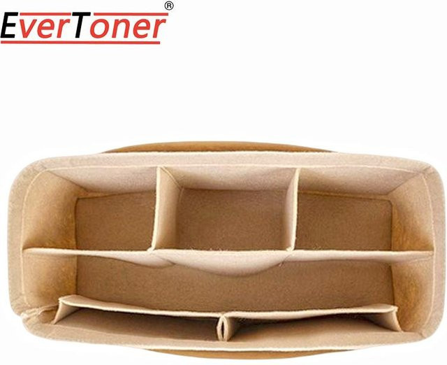 EverToner Filz-Einsatz Organizer für Goyard GM PM Mini-Tragetaschen in Beige - Bild 1