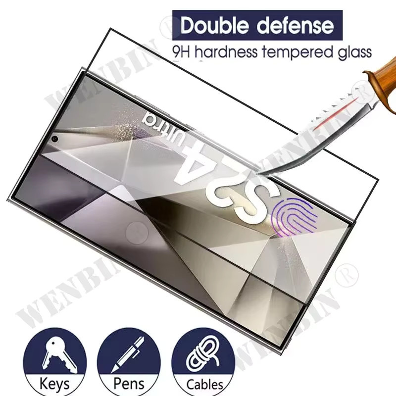 3er Pack Displayschutzfolie aus gehärtetem Glas für Samsung Galaxy S26 S25 S24 S23 S22 Ultra Plus FE A57 A56 A36 A17 in Transparent - Bild 5