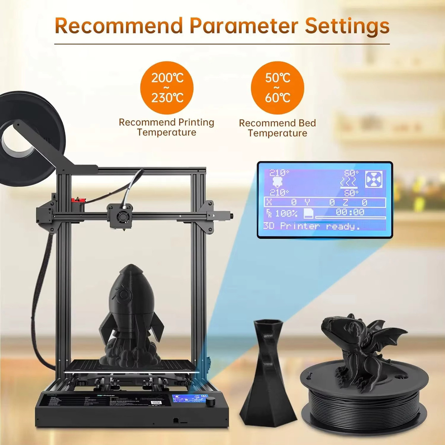 JAYO 3D-Drucker-Filament Set aus PLA Plus und PETG, 20 Rollen, Durchmesser: 1,75 mm, geeignet für FDM-Drucker - Bild 5