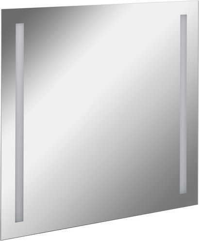 Fackelmann Spiegelelement MIRRORS mit LED-Beleuchtung Linear, Grau, B: 80 cm, H: 75 cm, T: 2 cm - Bild 1