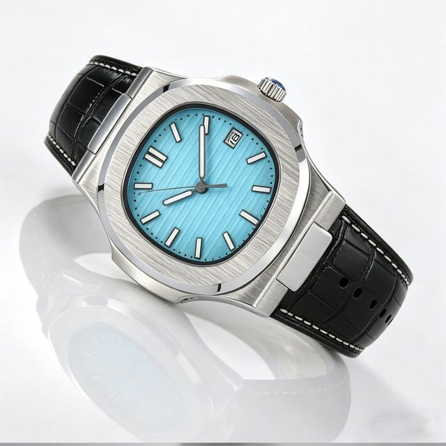 OUMASHI Armbanduhr Automatik, Edelstahl, Tonneau, 41 mm, Herren - Bild 1