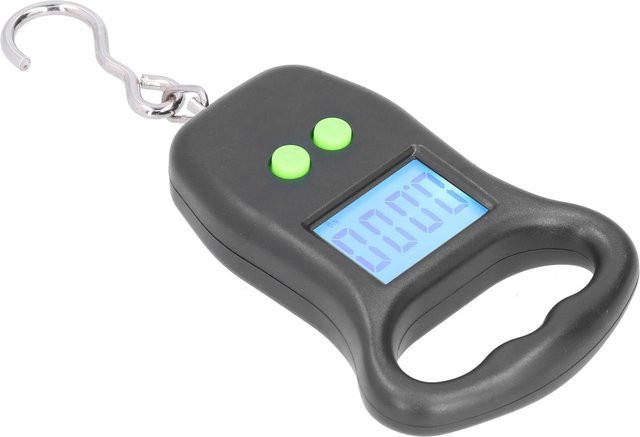 TOMTOP JMS Elektronische Hakenwaage, tragbare digitale Taschenwaage für Gepäck und Angeltaschen, Grau - Bild 1