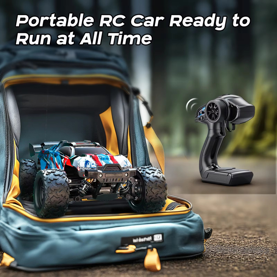 Womaqu 4x4 RC-Auto, ferngesteuertes Offroad-Auto, Maßstab 1:18, 2 Batterien - Bild 6