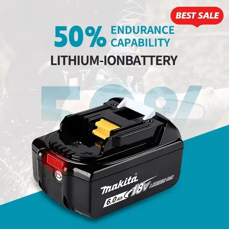 Makita 18V Akku 6,0Ah in Schwarz für Elektrowerkzeuge - Bild 4