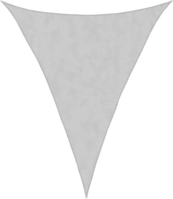 Furnicato Sonnensegel Dreieck aus Polyester-Oxford in Hellgrau B: 300 cm, T: 354 cm, H: 400 cm - Bild 1