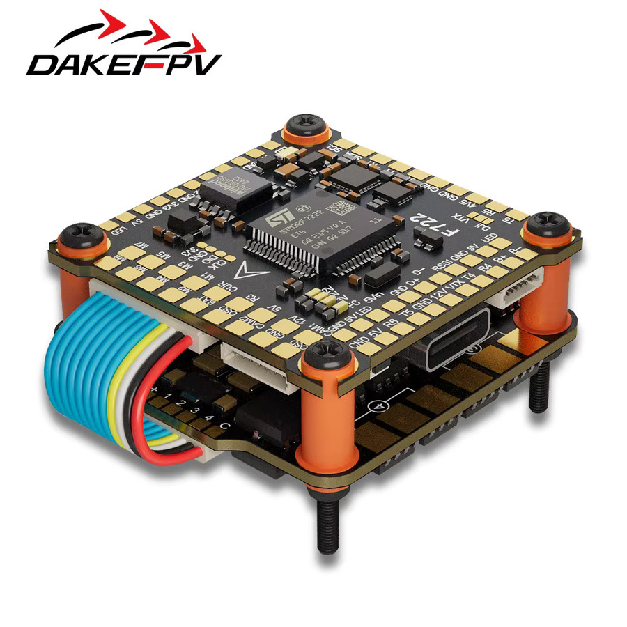 DAKEFPV F722 FC 8S 70A Stack 4in1 Blheli_S Bluejay 8bit ESC Flight Stack für FPV 5 Zoll RC Drohnen mit Betaflight und INAV Unterstützung - Bild 3