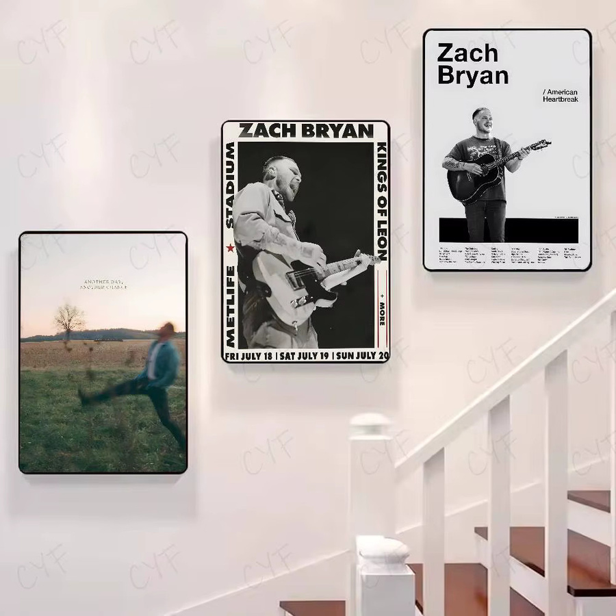 Zack Singer Bryan Wandposter aus Papier, wasserdichtes Klebeposter in Mehrfarben, Rechteckig, B/H: 20 x 20 cm - Bild 3