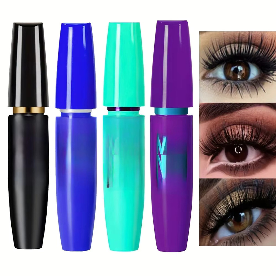 4D Black Mascara, wasserfeste Flüssigfaser-Mascara, Black - Bild 5