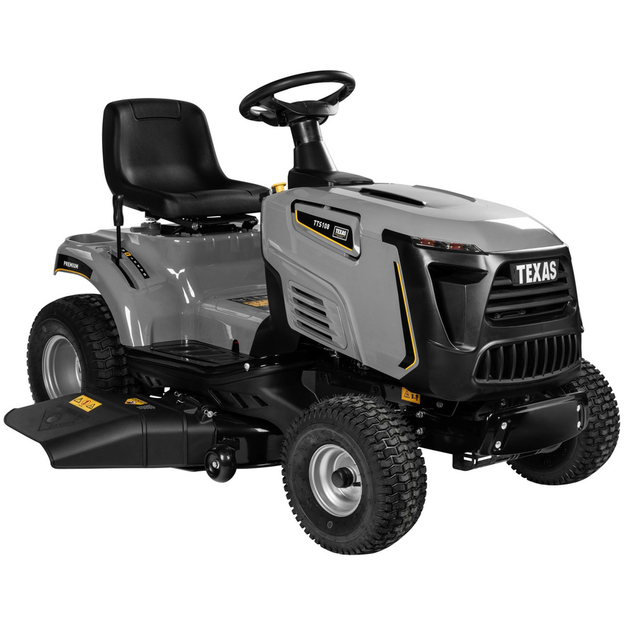 Texas Benzin-Rasentraktor Premium TTS108 mit zwei elektromagnetisch aktivierten Messern, Mulching Plug und Anhängerkupplung - Bild 2