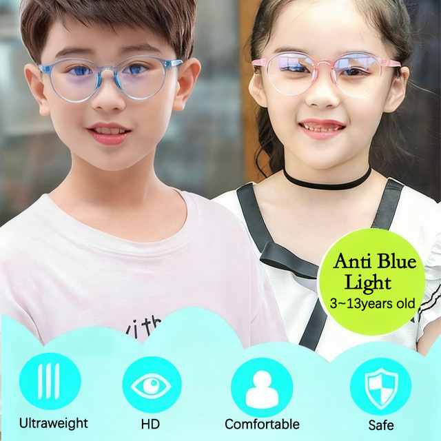 MOYOKA Kinder-Computerspielbrille, oval, Vollrand, Kunststoff - Bild 1