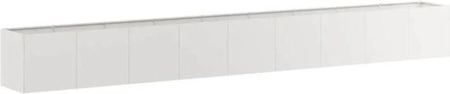 vidaXL Pflanzkübel aus Edelstahl in Silber B/T/H: 360 x 40 x 40 cm - Bild 1