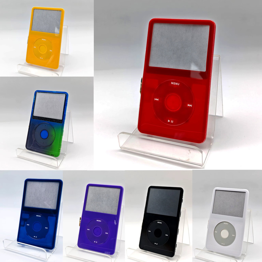 Apple Frontblende für iPod 5. Generation mit Click Wheel und Center-Taste in Mehrfarbig/Blau als Ersatzgehäuse für iPod Video 30 GB, 60 GB und 80 GB - Bild 2