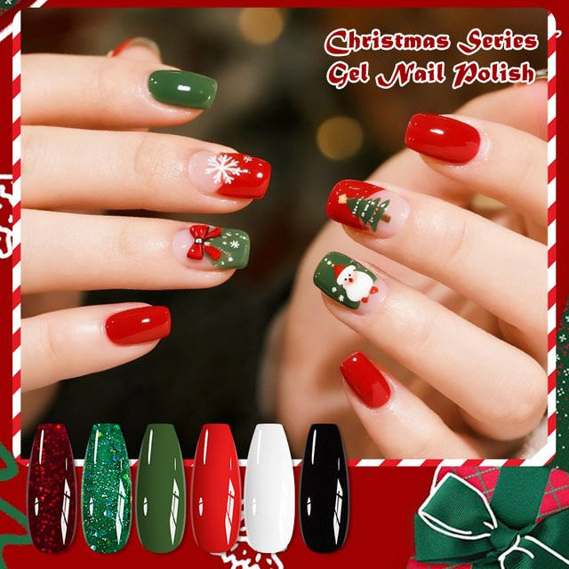 Mtssii Gel Nagellack Set, 6 Stück, Glänzend, Semi Permanent - Bild 1