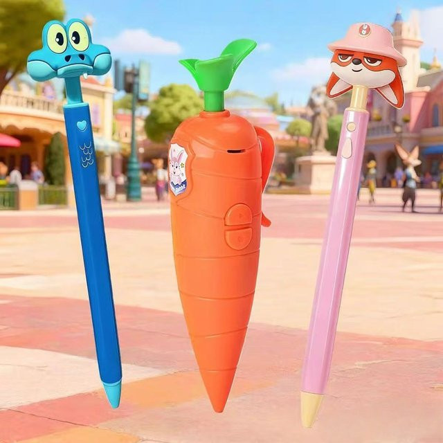 Disney Zootopia 2 Nick Wilde Kugelschreiber Motiv Schreibtisch-Ornament für Schüler und Fans, Mehrfarbig - Bild 1