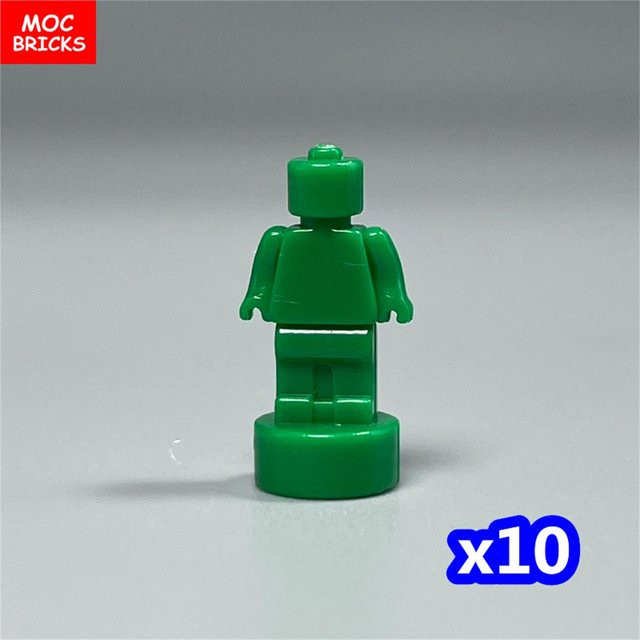 Yiran Toy MOC Steine Figur 16478 Mini Statue Kapuze Unbedruckte Puppen 10-teiliges Set - Bild 1