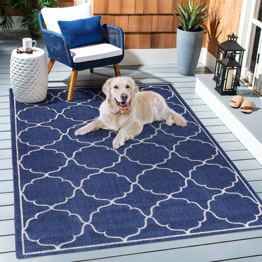 Sanat Outdoorteppich BERLIN blau B/L: 60 x 110 cm - Bild 2