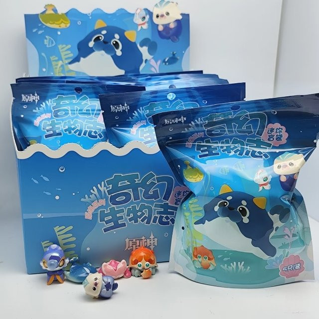 Mihoyo Genshin Impact Fontain Series Fantasy Creature Mini Blind Bag, Niedliche Figur, Einzelfigur - Bild 1