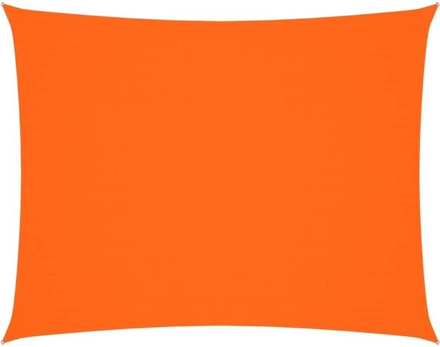 Furnicato Sonnensegel aus PU-beschichtetem Oxford-Gewebe, rechteckig, Orange, B x T: 3,5 x 4,5 m - Bild 1