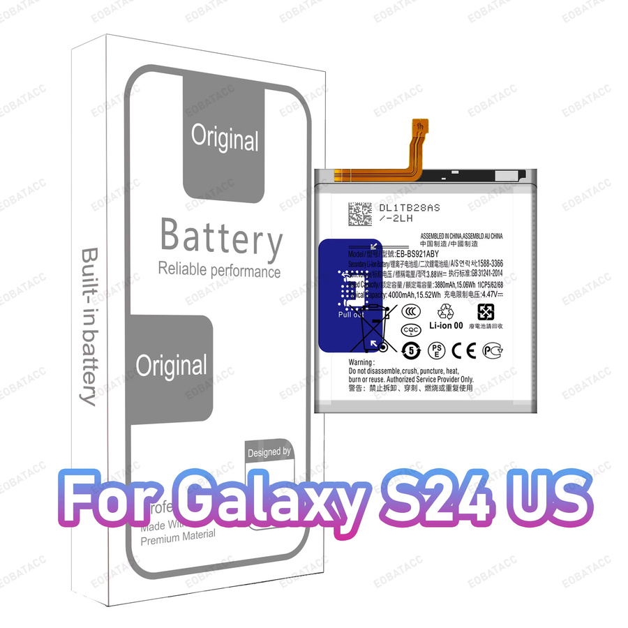 Samsung Akku EB-BS922ABE EB-BS926ABY EB-BS928ABY für Galaxy S24, S24 Plus, S24 Ultra und S24 FE in Schwarz - Bild 2