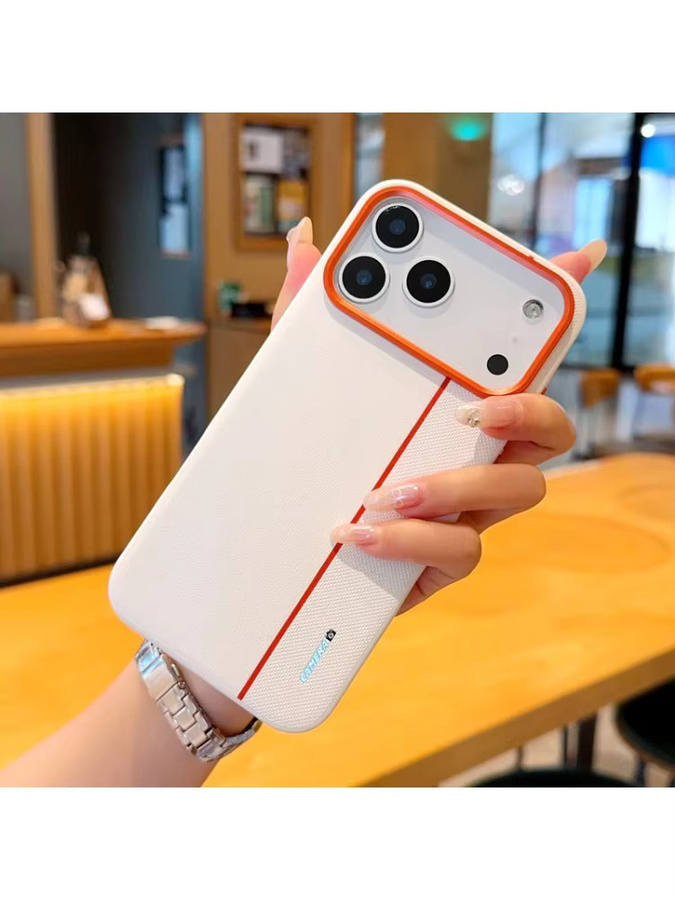Apple Business-Handyhülle aus PU-Leder für iPhone Air 17 Pro und iPhone Air 17 Pro Max in Weiß, ultradünn und kratzfest - Bild 5