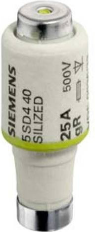Siemens Sicherungseinsatz DIV 100A 500V, 3 Stück, Weiß - Bild 1