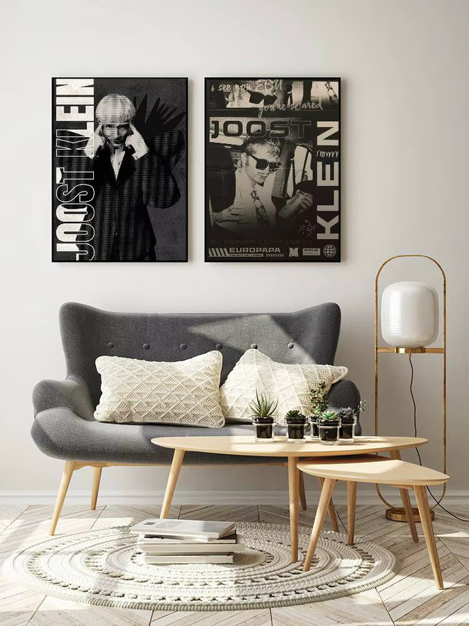 Moetch Wanddekoration Joost Klein Singer Poster, selbstklebender wasserfester Papieraufkleber, Mehrfarbig, Rechteckig - Bild 7