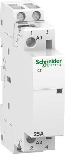 Schneider Electric A9C20232 Installationsschütz mit 2 Schließern, 25A, 250 V/AC, Weiß - Bild 1